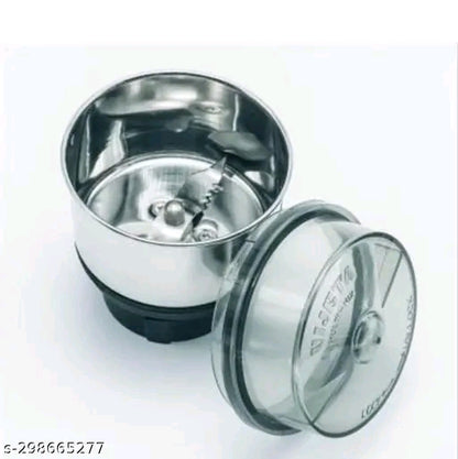 Mixer Grinder Chutney Jar Fit on 2 Lock & 4 Teeth Coupler Mixer Juicer Jar  (500 ml)